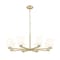 Z-Lite Naya 8-Light Chandelier, 33.25 in W, Modern Gold 7518-8MGLD - alternate 6