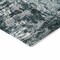 Homeroots 8' X 10' Teal Blue Gray And Charcoal Abstract Washable Indoor Outdoor Area Rug 582929 - alternate 8