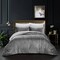 Homeroots Dark Slate Gray Queen Polyester 180 Thread Count Washable Down Comforter Set 528943 - alternate 4