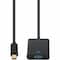 Add-On AddOn - Accessories Mini-Displayport to VGA Black Adapter Cable - Male to Female MDP2VGAB - alternate 1