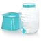 Gibson Home Chiara 2 Gallon Glass Mason Jar Dispenser with Metal Lid and Base in Blue 130951.02RR - alternate 5