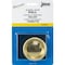 Johnson Hardware 2-1/8''Dia. Brass Snap-In Flush Cup Pocket Door Pull, 2-Count 30-3PPK2 - alternate 2