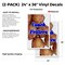 Signmission Conch Fritters, Vinyl Decals Only 24 Inch x 36 Inch, Vinyl Decal, 2PK DSB-2436-2PACK-Conch Fritters - alternate 2