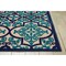 Homeroots 5' X 8' Navy Blue And Ivory Trellis Indoor Outdoor Area Rug 546669 - alternate 4