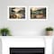 Homeroots Set Of Two Lakefront Camping 1 White Framed Print Wall Art, 2PK 407182 - alternate 3