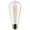 Satco 8 Watt ST19 LED 2000K CCT Medium Base Clear Glass Amber Coil Filament Dimmable 120 Volt S14208 - alternate 1