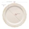 Smarty Had A Party 7.5" Ivory with Gold Vintage Rim Round Disposable Plastic Appetizer/Salad Plates (120 Plates), 120PK 867IVG-CASE - alternate 8