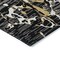 Homeroots 3' X 5' Black Ivory And Brown Striped Washable Indoor Outdoor Area Rug 600876 - alternate 5