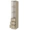 Homeroots 18" Pine Tree Laminate Accent Cabinet With Three Shelves And Four Drawers 491988 - alternate 1
