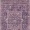 Homeroots 5' X 8' Eggplant Medallion Washable Indoor Outdoor Area Rug 608011 - alternate 6