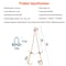 Vevor 5/16" x 3' G80 Tow Chain V-Chain Bridle RTJ & Grab Hooks Wrecker 10800 lbs RTJ5/16*3FT-A1 - alternate 5