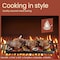 Bakkenmaster Bakken 18 in Reversible Cast Iron Griddle, Flat & Grill, Dual Burner, Pre-Seasoned, Nonstick BAKCASTGRID99 - alternate 6