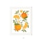 Homeroots Citrus Orange Botanical White Framed Print Wall Art 529841 - alternate 4
