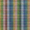 Homeroots 5' X 8' Navy Blue Pink And Sage Plaid Washable Indoor Outdoor Area Rug 613976 - alternate 5