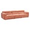 Homeroots 108" Orange Manufactured Wood Sofa 632704 - alternate 7