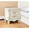 Homeroots 31" White Wood Two Drawer Nightstand 374222 - alternate 5