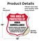 Signmission Video Surveillance Shield Sign This Area, 18 Inch X 18 Inch, Vinyl Decal SHI-D-18-473 - alternate 3