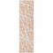 Homeroots 8' Runner Peach and Ivory Abstract Washable Non Skid Indoor Outdoor Runner Rug 559290 - alternate 5