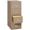 Fireking 4 Drawer, 1 Hr Fire & Impact Rated, Vertical, 31" depth Legal Taupe 4-2131-CTA - alternate 3