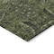 Homeroots 5' X 8' Olive Green And Charcoal Damask Washable Indoor Outdoor Area Rug 603330 - alternate 8