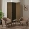Homeroots 71" Brown Folding Three Panel Screen Room Divider 370414 - alternate 4