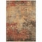 Homeroots 5' X 8' Khaki Brown And Copper Abstract Washable Indoor Outdoor Area Rug 606135 - alternate 8