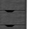 Homeroots 18" Gray Five Drawer Standard Chest 546382 - alternate 5