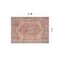 World Rug Gallery Red Vintage Style Rug - Washable, Non-Slip, Low Profile for Family and Dining Areas 2 ft x 3 ft WR170RED2X3 - alternate 6
