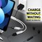 Overtime USB-C to USB-C & C Audio and 100W Charging Splitter Adapter, White OADCTCCWH - alternate 7