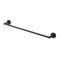Gliderite Hardware Alpine Collection 24 in. Towel Bar Matte Black Bathroom Hardware 9024-RD-MB-1 - alternate 1