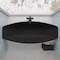 Alfi Brand Black Matte 79in Acrylic Suspended Wall Mounted Hammock Bathtub HammockTub1-BM - alternate 5