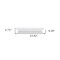 Homeroots 23in Classic White Floating Wall Shelf 397787 - alternate 4