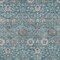 Homeroots 3' X 5' Teal Blue Gray And Charcoal Floral Washable Indoor Outdoor Area Rug 605437 - alternate 8