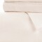 Homeroots Ivory Twin Cotton Blend 0 Thread Count Washable Duvet Cover Set 528434 - alternate 5