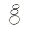Komatsu SEAL PISTON, KOMATSU OEM 662409C1 662409C1 - alternate 1
