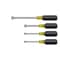 Klein Tools Nut Driver Set 3-Inch Shafts, Cushion-Grip, 4-Piece 633 - alternate 1