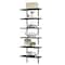 Lavish Home Floating Wood Shelves Set of 6 Shelves for Living Room, Kitchen, Bedroom, or Bathroom Decor 80-FLT-21 - alternate 6