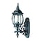 Homeroots Matte Black Glass Globe Wall Light 398578 - alternate 1