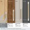 Amerock Esquire 3 in & 3-3/4 in 76mm &96 mm Center-to-Center Polished Nickel/Golden Champagne Cabinet Pull BP36557PNBBZ - alternate 4