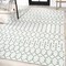 Jonathan Y Ourika Moroccan Geometric Textured Weave Green/Ivory 4 ft. x 6 ft. Indoor/Outdoor Area Rug SMB108R-4 - alternate 7