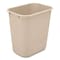 Rubbermaid Commercial 7 gal. Rectangular Trash Can FG295600BEIG - alternate 3