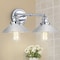 Jonathan Y July 17.5" 2-Light Industrial Farmhouse Metal Vanity Light, Chrome JYL7424A - alternate 8