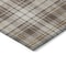 Homeroots 9' X 12' Brown Beige And Gold Plaid Washable Indoor Outdoor Area Rug 597097 - alternate 6
