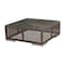Hospitality Rattan Patio Soho Coffee Table with Glass 903-1321-JBP-CT-GL - alternate 1