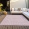 Homeroots 10' X 14' Pink And Ivory Geometric Washable Indoor Outdoor Area Rug 614772 - alternate 7