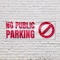 Signmission No Public Parking, 18 Inch x 48 Inch, Vinyl Banner B-30756 - alternate 3