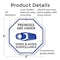 Signmission Premises Are Under Video & Audio Su, 6 Inch X 6 Inch, Plastic Sign OC-P-6-20 - alternate 6