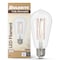 Bulbrite LED Filament, 8.5 Watt Dimmable ST18 Light Bulb, Clear Glass Finish, E26 Base, 5000K, 800Lumens, 4PK 862098 - alternate 9