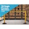 Us Weight Heavy Duty Yellow Premium Steel Stanchion with 7.5-Foot Caution Retractable Belt, 2PK U2104CYB2 - alternate 5