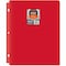 C-Line Products Two-Pocket Heavyweight Poly Portfolio Folder with Three-Hole Punch, Red, 25PK 33934 - alternate 1